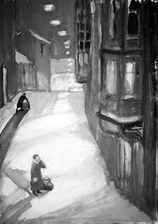 • “Савельевский переулок”. Иллюстрация автора