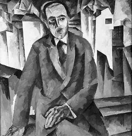 А.Лентулов. Портрет А.Я.Таирова. 1919