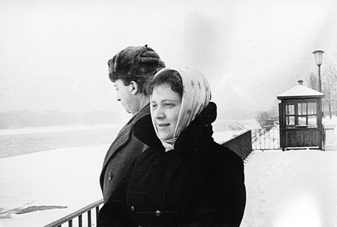 А.В.Эфрос и Н.А.Крымова. Братислава. 1963. Фото из архива М.В.Черновой