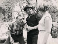 На съемках фильма «До свидания, мальчики»